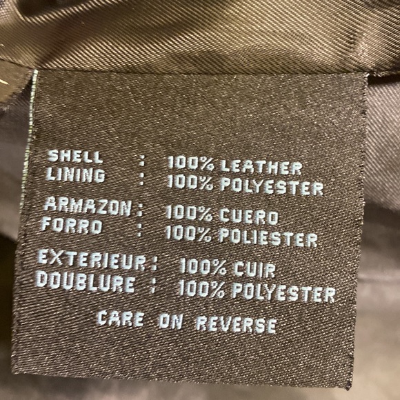 Nine West woman’s lightweight Leather coat size N - Picture 6 of 7